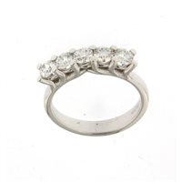 Anello Soranzo Gioielli Donna Fedina/Riviera in Oro bianco Diamante 1.2 Ct NP10270905-16